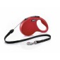 Flexi povodac za psa Classic M 500cm cord - crveni