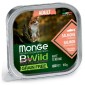 Monge BWild Adult grain free Paté losos sa povrćem hrana za mačke 100 g
