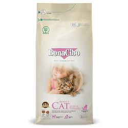 BonaCibo Adult Cat Light & Sterilised piletina hrana za sterilisane mačke 2kg