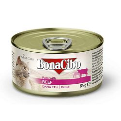 BonaCibo Adult Pate Beef govedina pašteta za mačke 85g