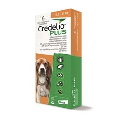 Credelio Plus tablete protiv buha, krpelja i glista za pse težine 5,5kg do 11kg - 1kom