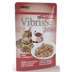 Croci Vibrisse Pouch Jelly tuna i račići hrana za mačke 70g