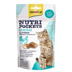 GimCat Nutri Pockets Dental piletina poslastica za mačke 60g