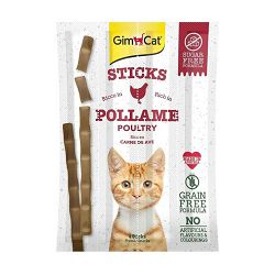 GimCat Sticks Poultry piletina štapići poslastica za mačke 20g