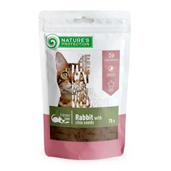 Nature's Protection Rabbit with Chia seeds / poslastica zec i chia za mačke 75g