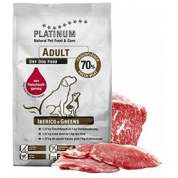 PLATINUM Adult Iberico Greens svinjetina sa povrćem suha hrana za pse 1,5kg