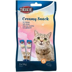 Trixie Creamy Snack poslastica za škampima za mačke 5x14g