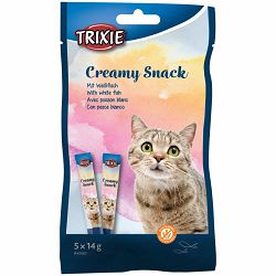 Trixie Creamy Snack riba poslastica za mačke 5x14g