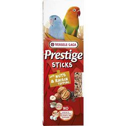 Versele-Laga Prestige Sticks orašasti plodovi i voće poslastica u stiku za male papagaje 2 x 30g